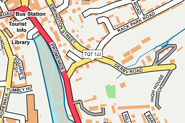 TQ7 1JJ map - OS OpenMap – Local (Ordnance Survey)