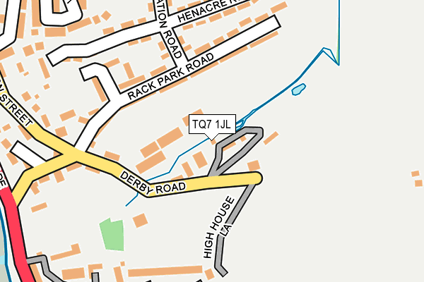 TQ7 1JL map - OS OpenMap – Local (Ordnance Survey)