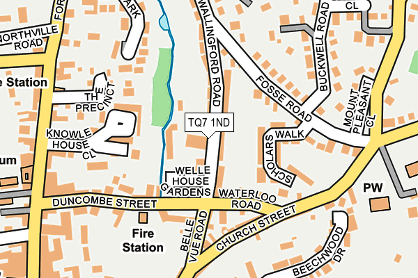 TQ7 1ND map - OS OpenMap – Local (Ordnance Survey)