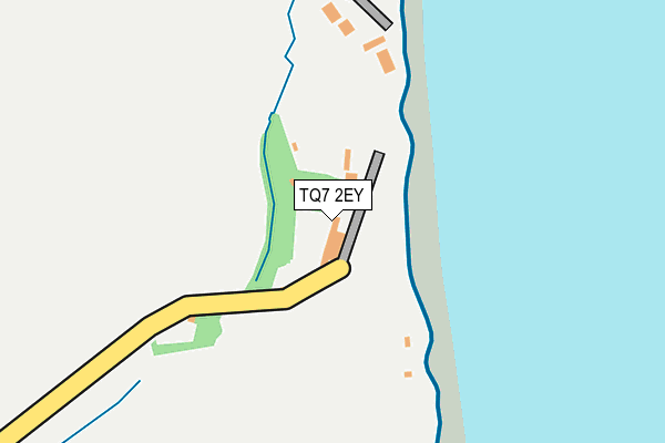 TQ7 2EY map - OS OpenMap – Local (Ordnance Survey)
