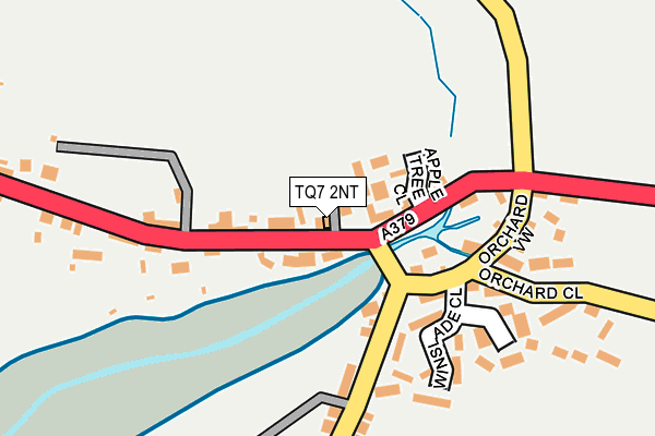 TQ7 2NT map - OS OpenMap – Local (Ordnance Survey)