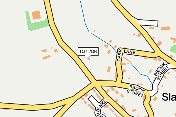 TQ7 2QB map - OS OpenMap – Local (Ordnance Survey)