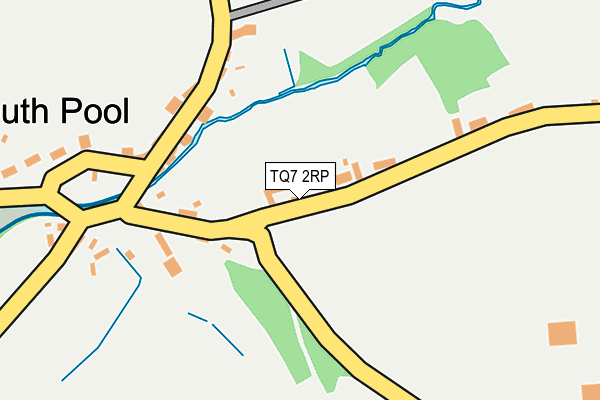 TQ7 2RP map - OS OpenMap – Local (Ordnance Survey)
