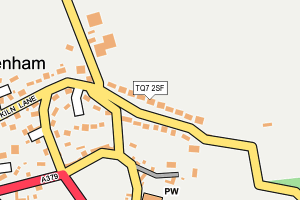 TQ7 2SF map - OS OpenMap – Local (Ordnance Survey)