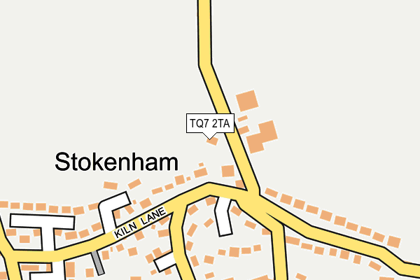 TQ7 2TA map - OS OpenMap – Local (Ordnance Survey)