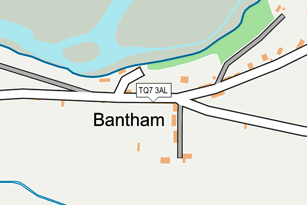 TQ7 3AL map - OS OpenMap – Local (Ordnance Survey)