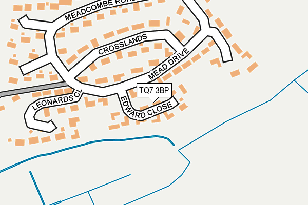 TQ7 3BP map - OS OpenMap – Local (Ordnance Survey)