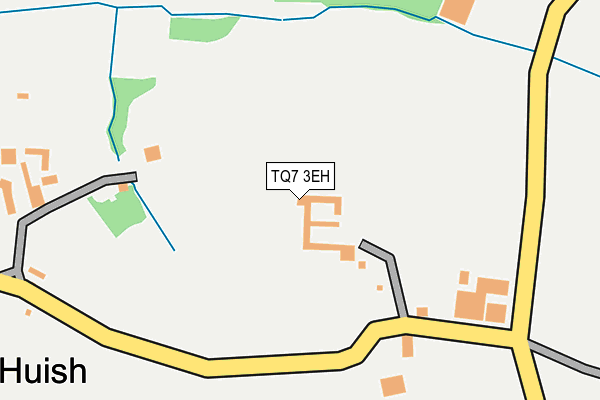 TQ7 3EH map - OS OpenMap – Local (Ordnance Survey)