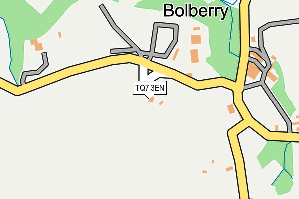 TQ7 3EN map - OS OpenMap – Local (Ordnance Survey)