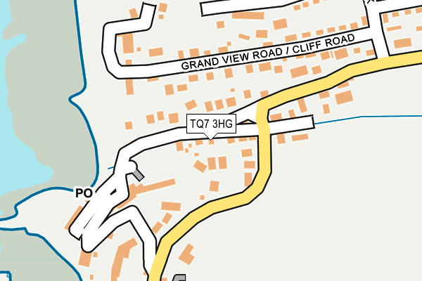 TQ7 3HG map - OS OpenMap – Local (Ordnance Survey)