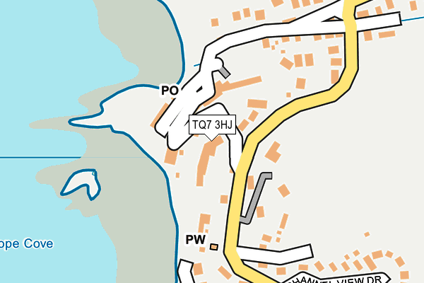 TQ7 3HJ map - OS OpenMap – Local (Ordnance Survey)