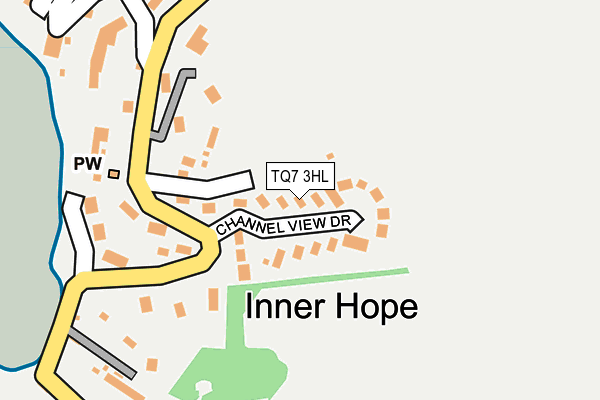 TQ7 3HL map - OS OpenMap – Local (Ordnance Survey)