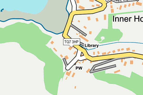 TQ7 3HP map - OS OpenMap – Local (Ordnance Survey)