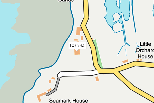 TQ7 3HZ map - OS OpenMap – Local (Ordnance Survey)