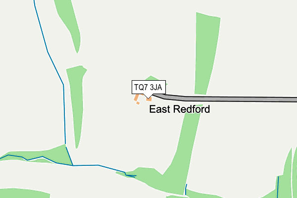 TQ7 3JA map - OS OpenMap – Local (Ordnance Survey)