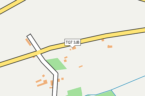 TQ7 3JB map - OS OpenMap – Local (Ordnance Survey)