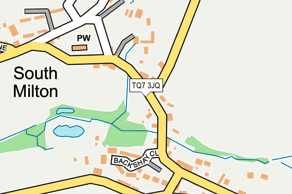 TQ7 3JQ map - OS OpenMap – Local (Ordnance Survey)