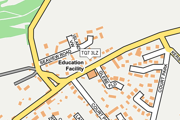TQ7 3LZ map - OS OpenMap – Local (Ordnance Survey)