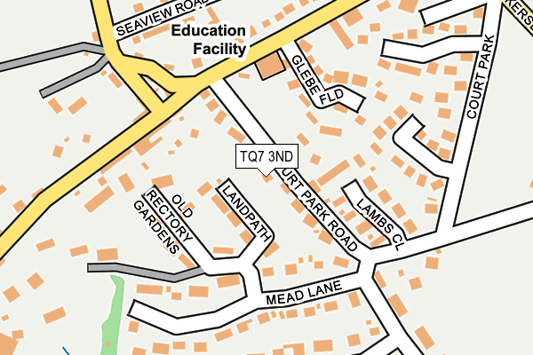 TQ7 3ND map - OS OpenMap – Local (Ordnance Survey)