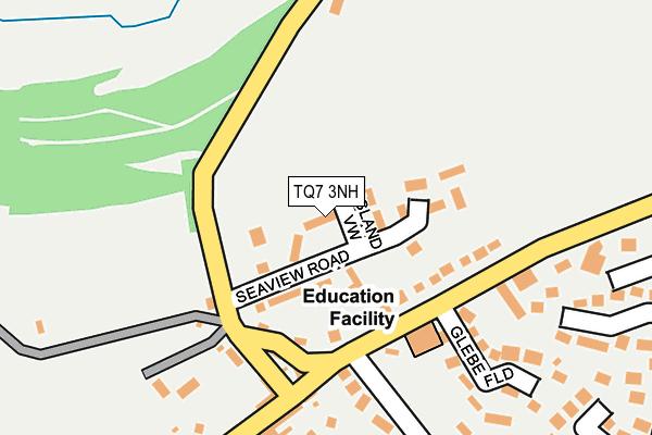 TQ7 3NH map - OS OpenMap – Local (Ordnance Survey)