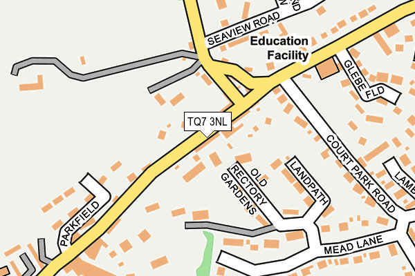 TQ7 3NL map - OS OpenMap – Local (Ordnance Survey)