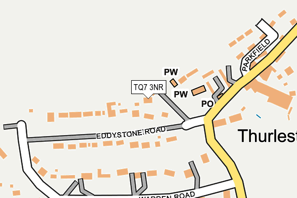 TQ7 3NR map - OS OpenMap – Local (Ordnance Survey)