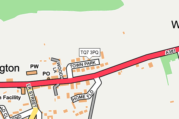 TQ7 3PQ map - OS OpenMap – Local (Ordnance Survey)