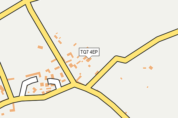 TQ7 4EP map - OS OpenMap – Local (Ordnance Survey)