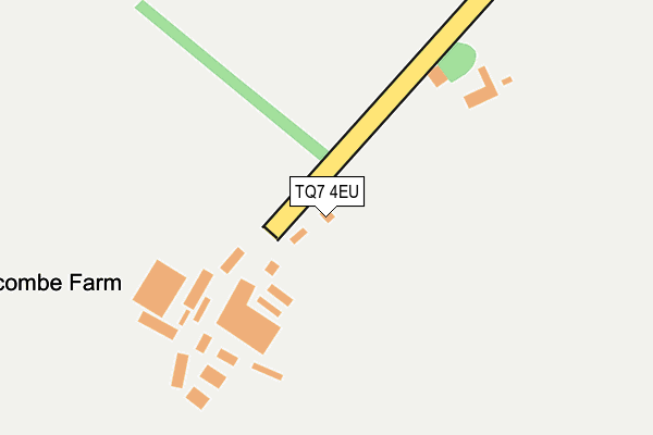 TQ7 4EU map - OS OpenMap – Local (Ordnance Survey)