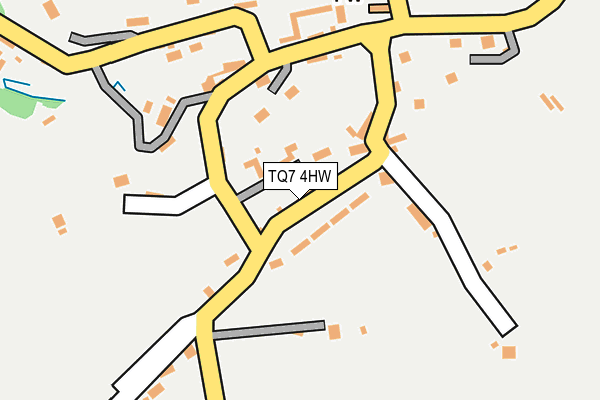 TQ7 4HW map - OS OpenMap – Local (Ordnance Survey)