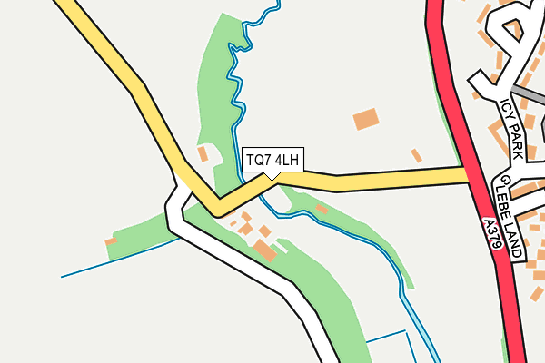 TQ7 4LH map - OS OpenMap – Local (Ordnance Survey)