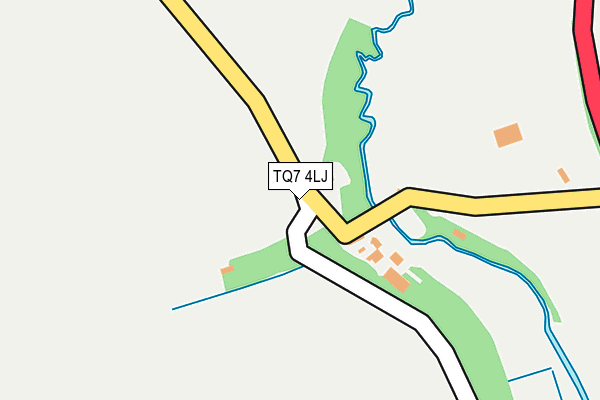TQ7 4LJ map - OS OpenMap – Local (Ordnance Survey)
