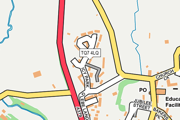 TQ7 4LQ map - OS OpenMap – Local (Ordnance Survey)