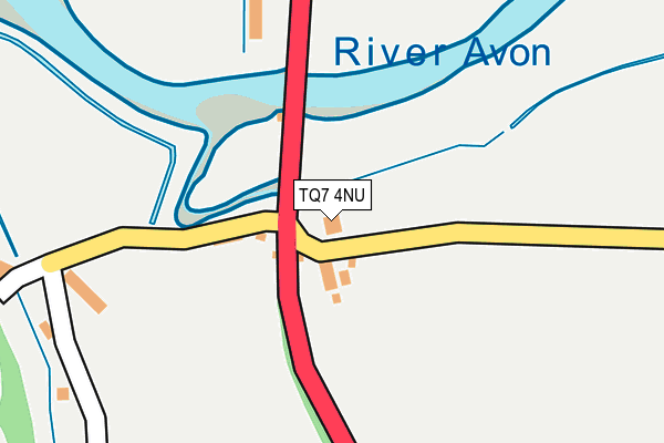 TQ7 4NU map - OS OpenMap – Local (Ordnance Survey)