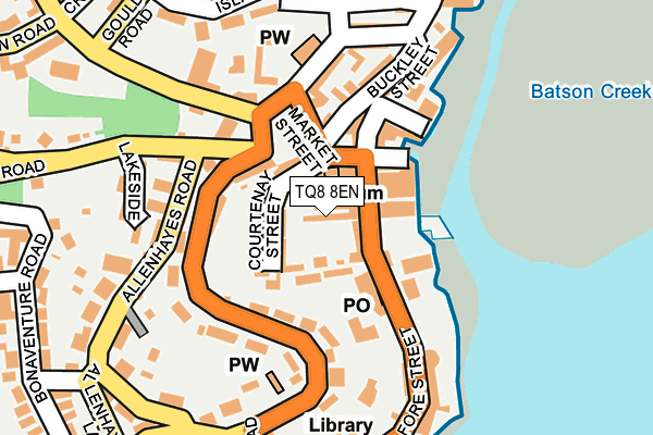 TQ8 8EN map - OS OpenMap – Local (Ordnance Survey)