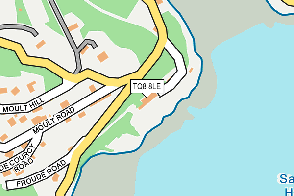 TQ8 8LE map - OS OpenMap – Local (Ordnance Survey)