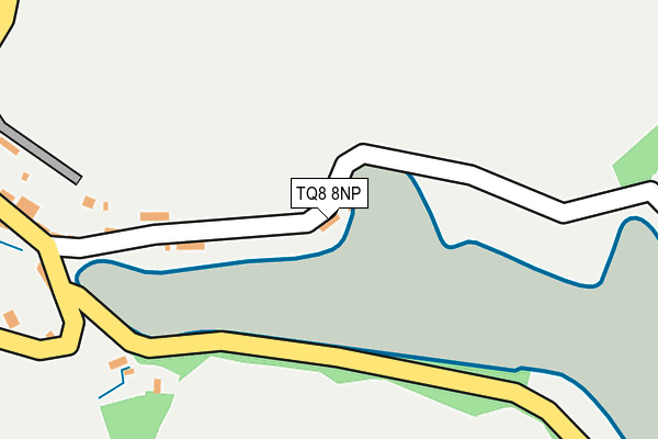 TQ8 8NP map - OS OpenMap – Local (Ordnance Survey)