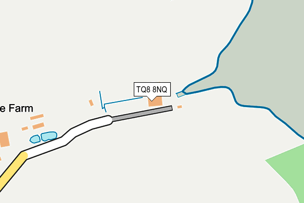 TQ8 8NQ map - OS OpenMap – Local (Ordnance Survey)