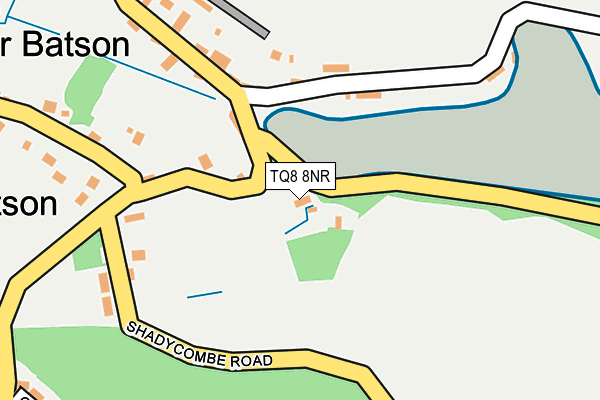 TQ8 8NR map - OS OpenMap – Local (Ordnance Survey)