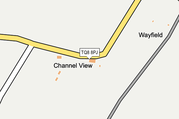 TQ8 8PJ map - OS OpenMap – Local (Ordnance Survey)