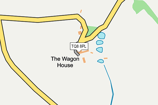 TQ8 8PL map - OS OpenMap – Local (Ordnance Survey)