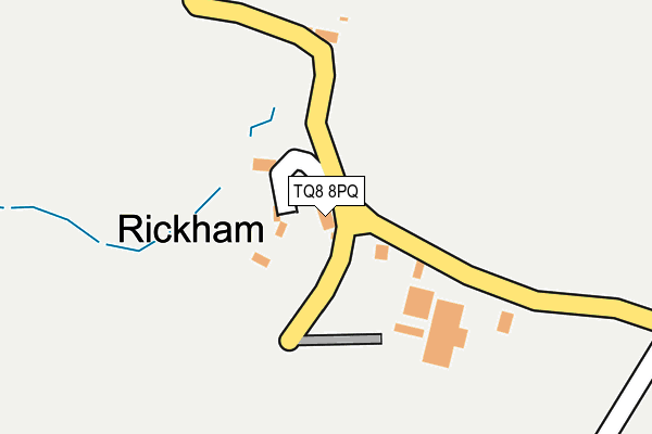 TQ8 8PQ map - OS OpenMap – Local (Ordnance Survey)