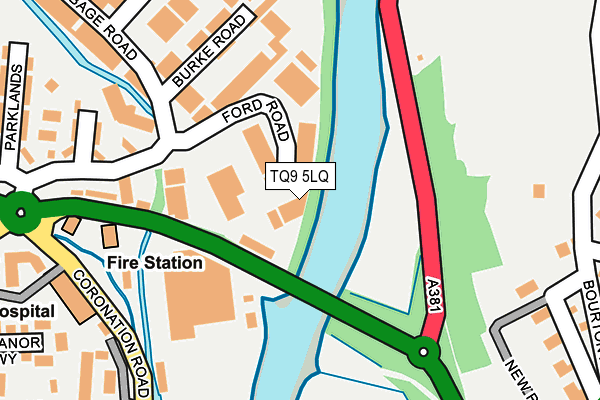 TQ9 5LQ map - OS OpenMap – Local (Ordnance Survey)