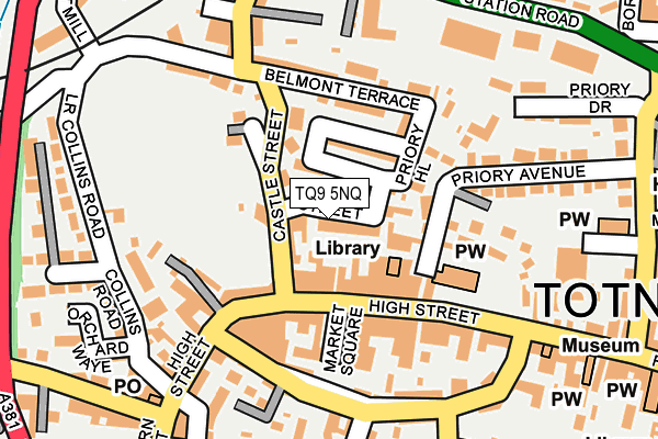 TQ9 5NQ map - OS OpenMap – Local (Ordnance Survey)