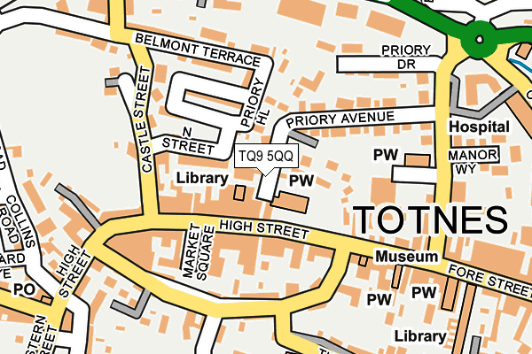 TQ9 5QQ map - OS OpenMap – Local (Ordnance Survey)