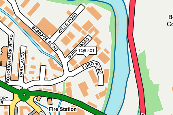 Map of TOTNES FIRE PROTECTION & SIGNS LIMITED at local scale
