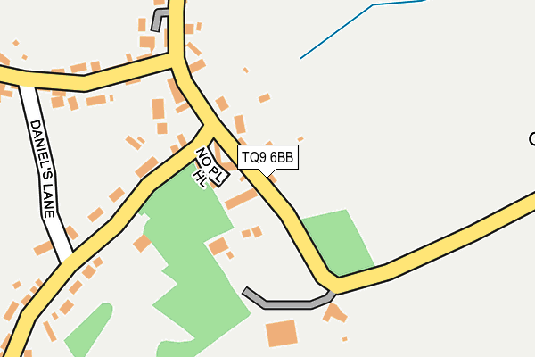 TQ9 6BB map - OS OpenMap – Local (Ordnance Survey)