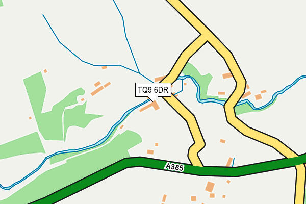 TQ9 6DR map - OS OpenMap – Local (Ordnance Survey)