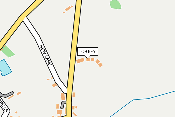 TQ9 6FY map - OS OpenMap – Local (Ordnance Survey)