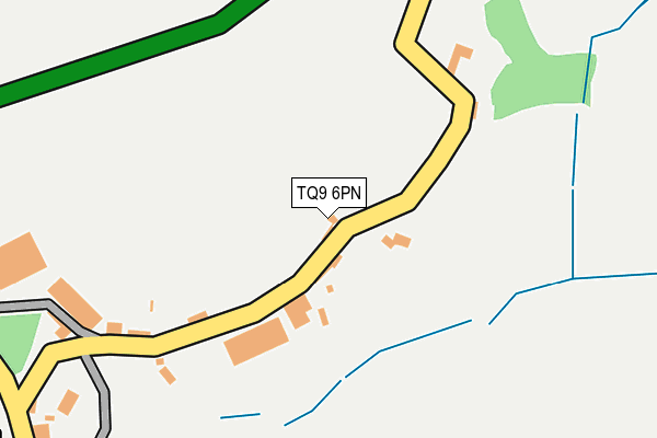 TQ9 6PN map - OS OpenMap – Local (Ordnance Survey)